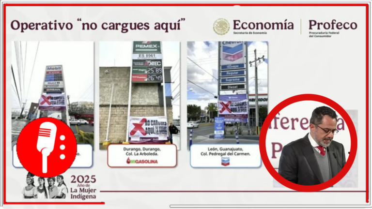 Profeco realiza inspecciones a gasolineras y reporta precios de gasolina regular por debajo de $24 pesos en varias localidades