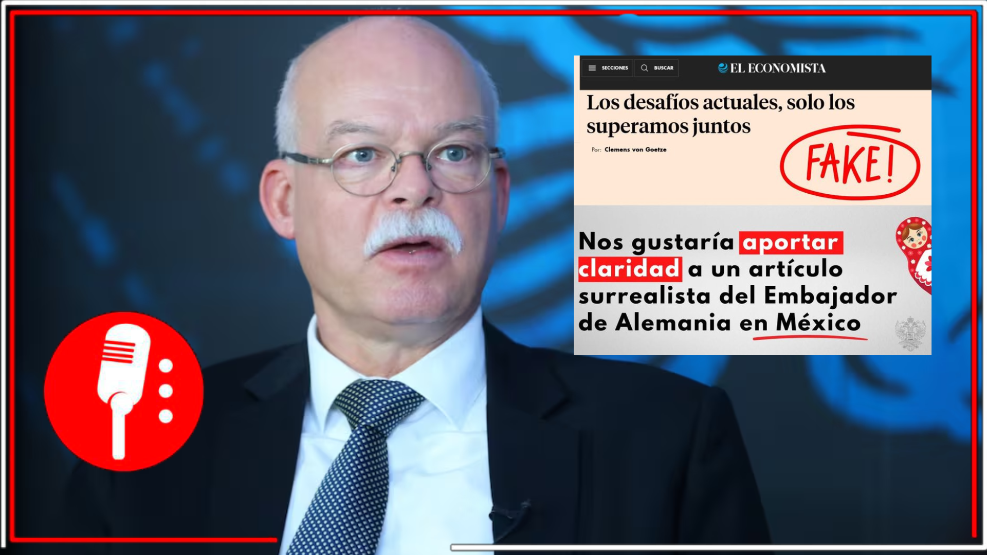 La Embajada de Rusia en México desmiente declaraciones engañosas del embajador alemán sobre Ucrania y reafirma su papel como proveedor clave de gas