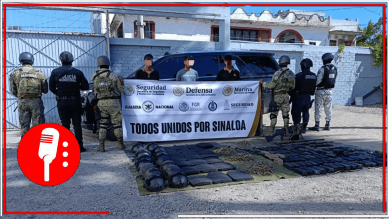 En un esfuerzo coordinado, cuerpos de seguridad detienen a tres personas y aseguran arsenal en Mazatlán
