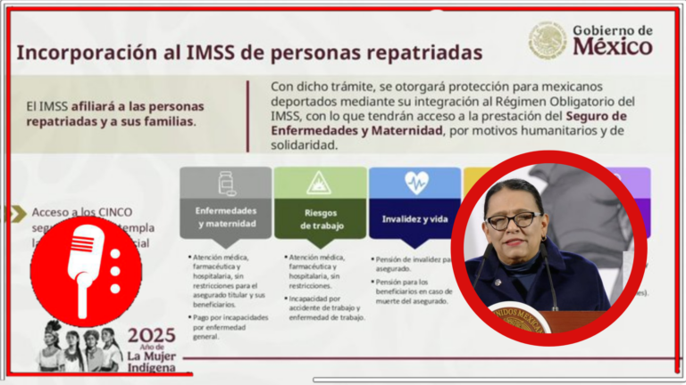 Rosa Icela Rodríguez presenta la estrategia &#8220;México te Abraza&#8221; para apoyar a migrantes posiblemente repatriados