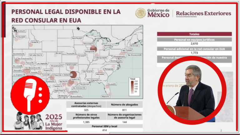 Juan Ramón de la Fuente anuncia refuerzo a consulados para proteger derechos de mexicanos en EE.UU.