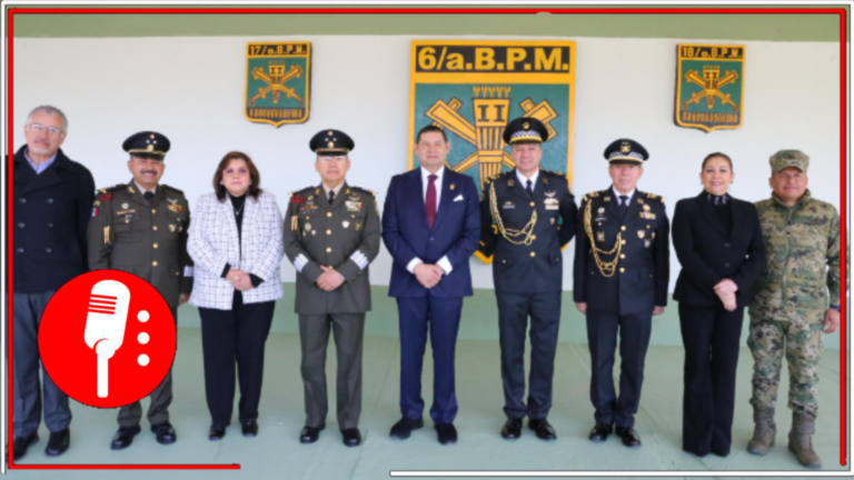 Alejandro Armenta presente en la toma de protesta del General Mandujano Acevedo como coordinador estatal de la GN en Puebla