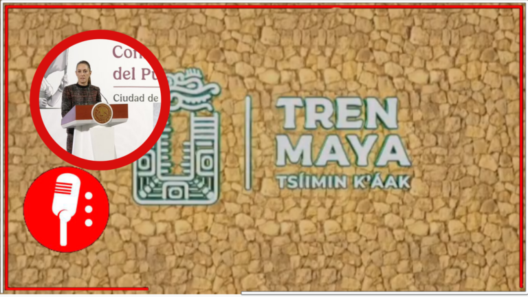 Inicia la Mañanera del Pueblo con una nueva intro que muestra la maravillosa ruta del Tren Maya