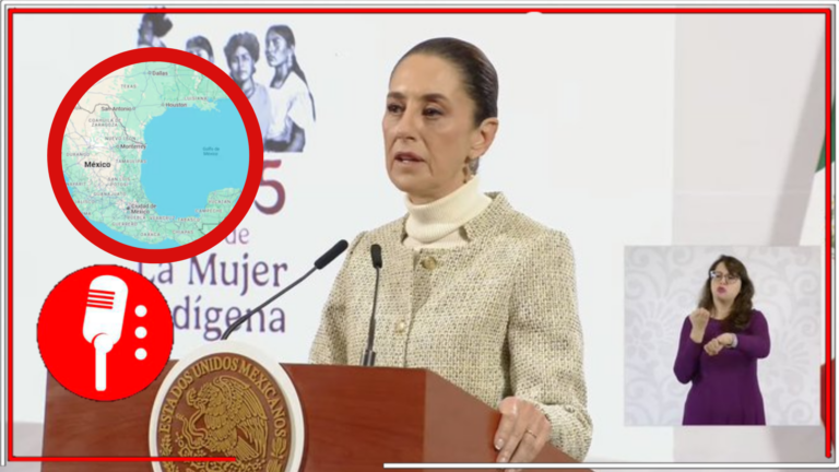 Claudia Sheinbaum da lectura a la carta enviada a Google por el cambio de nombre al Golfo de México