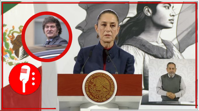 Claudia Sheinbaum reacciona al fraude de Javier Milei con criptomonedas y lo insta a servir al pueblo