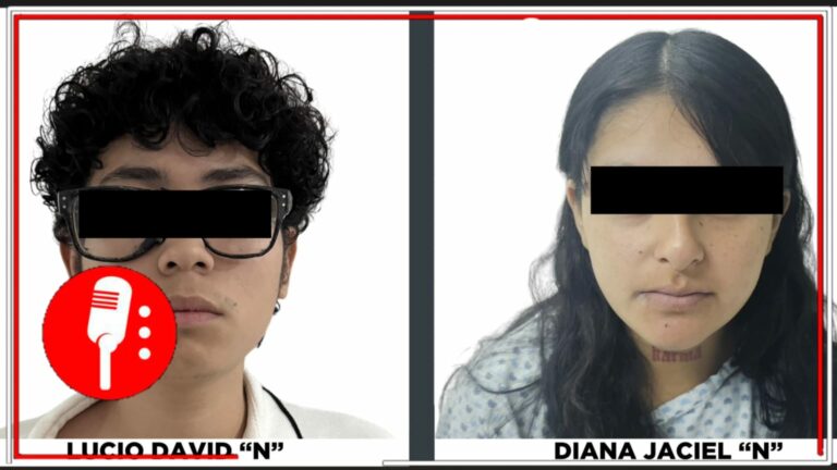 Dictan prisión preventiva contra Lucio David “N” y Diana Jaciel “N”