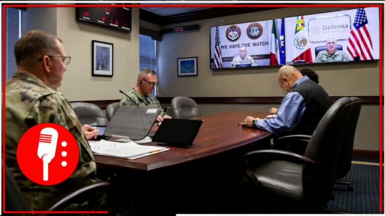 Titulares de Defensa y Marina dialogaron con el general Gregory Guillot, jefe del Comando Norte de los EEUU