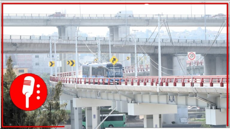 La Secretaría de Infraestructura, Comunicaciones y Transportes concluyó los trabajos del viaducto elevado del Trolebús Chalco-Santa Marta