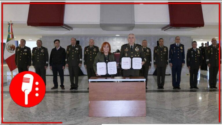 CNDH firma convenio con la Defensa para garantizar los derechos humanos en México