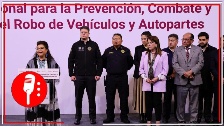 Clara Brugada se suma al Edomex, Morelos, Hidalgo y Puebla para combatir el robo de vehículos y autopartes
