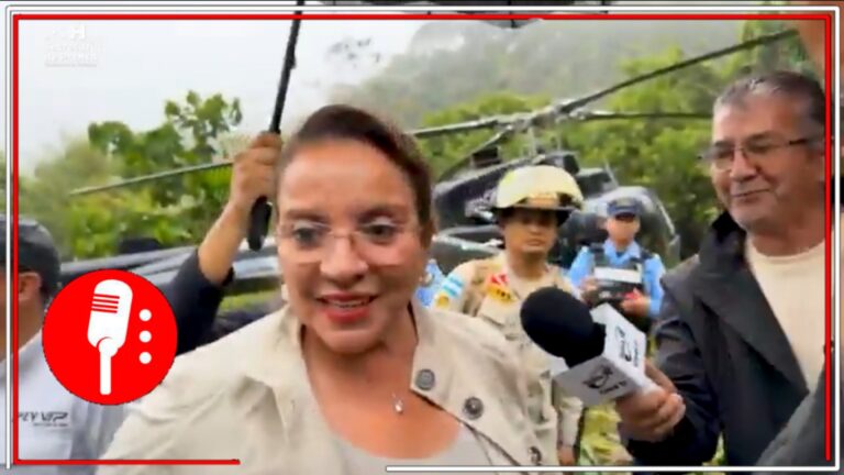 Aterriza de Emergencia el Helicóptero de la Presidenta de Honduras