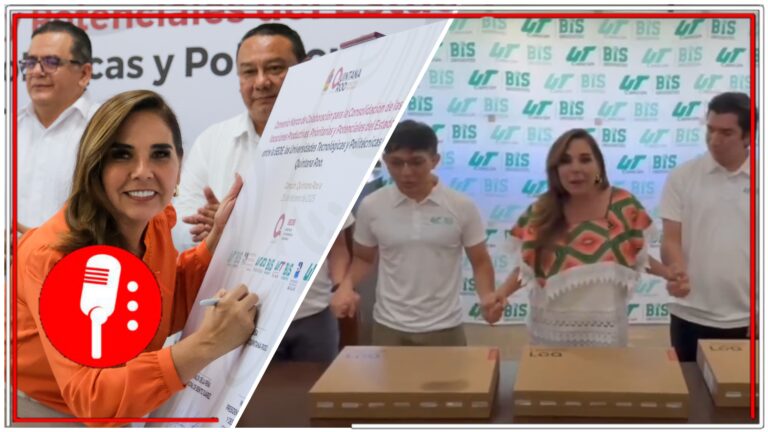 La gobernadora de Quintana Roo refrenda su compromiso con los estudiantes del Estado