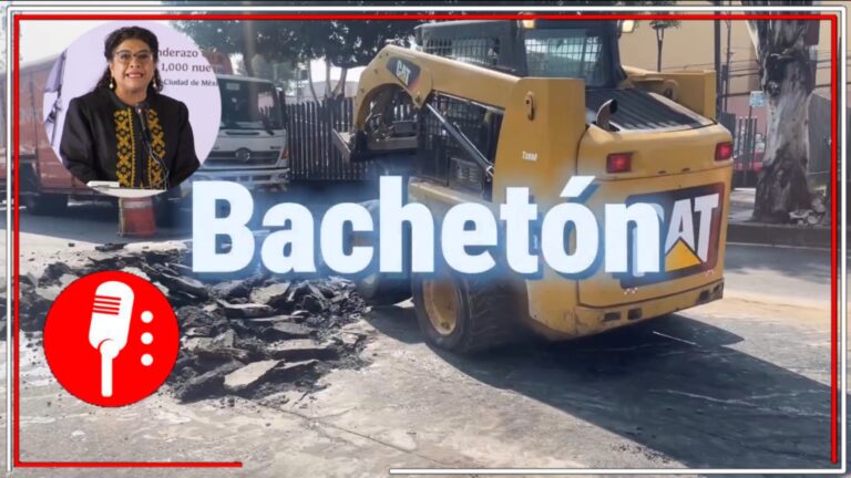 La Jefa de Gobierno de la Ciudad reporta la reparación de más 54 mil baches, en tres meses espera llegar a 200 mil