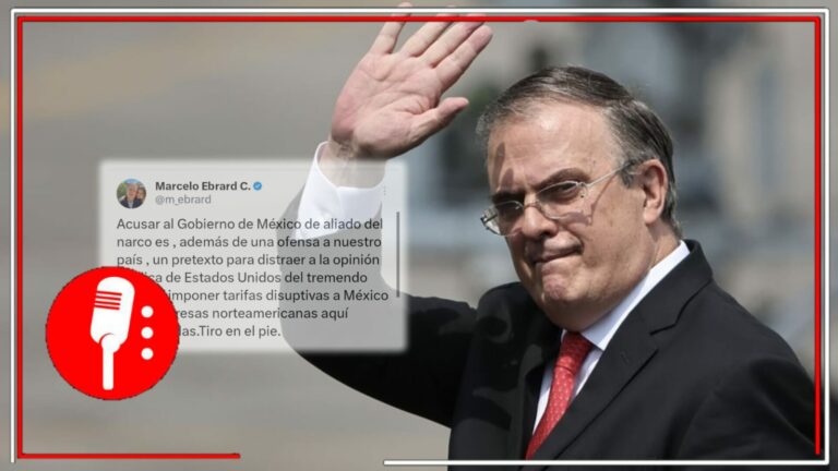 Un balazo en el pie: Ebrard señala que falsas acusaciones de Trump contra México son para desviar la atención de los aranceles