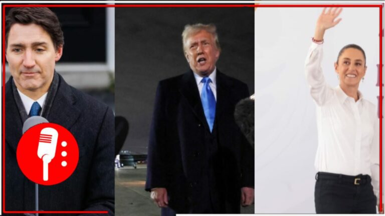 El lunes hablará Trump con la Presidenta Claudia Sheinbaum y también con Trudeau