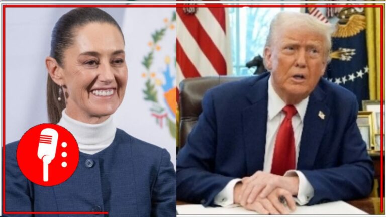 Trump elogia a la Presidenta Sheinbaum tras sostener llamada telefónica