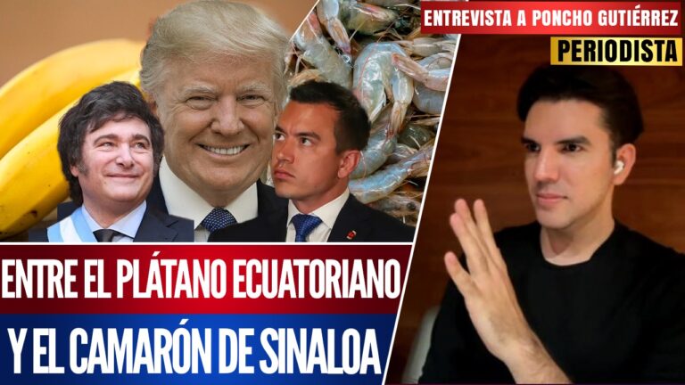 Entrevista | Entre el plátano ecuatoriano y el camarón de Sinaloa: El periodista Poncho Gutiérrez exhibe a los mini-Trumps