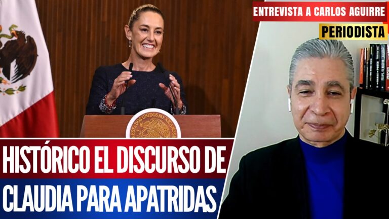 Entrevista | El periodista Carlos Aguirre nos cuenta sobre el mejor discurso de la Presidenta Sheinbaum