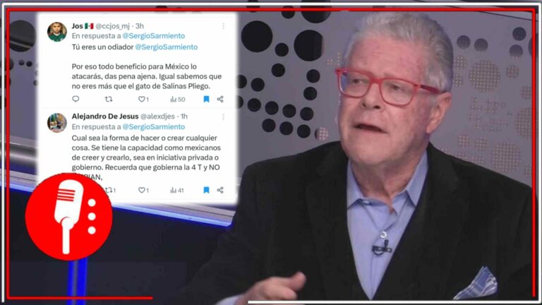 Le gusta quedar en ridículo: Sergio Sarmiento insiste en menosprecias a científicos mexicanos pero le explican que ahora gobierna la 4T