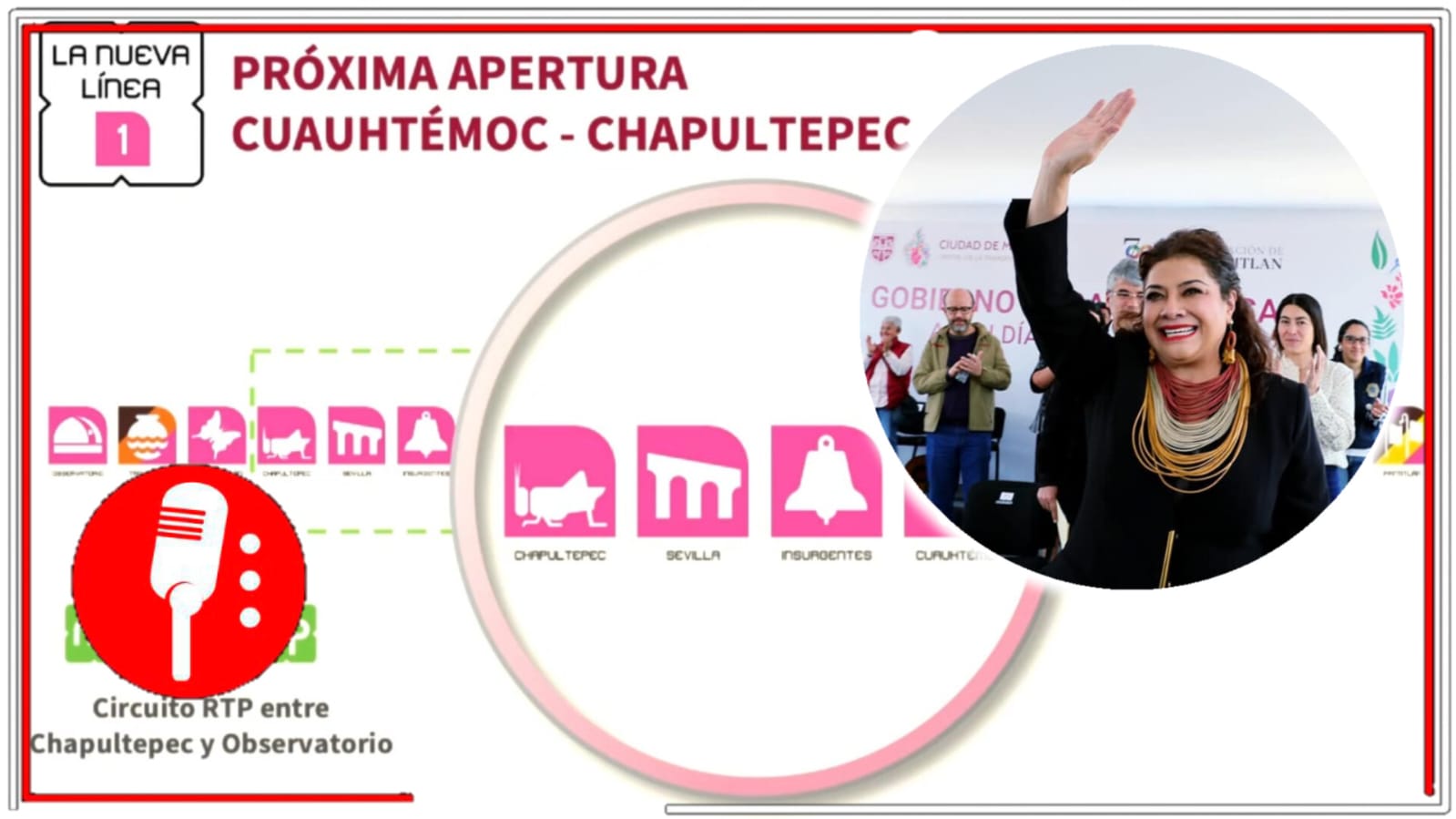 Clara Brugada supervisa avances en la renovación de la Línea 1 del Metro y llama a evitar retrasos