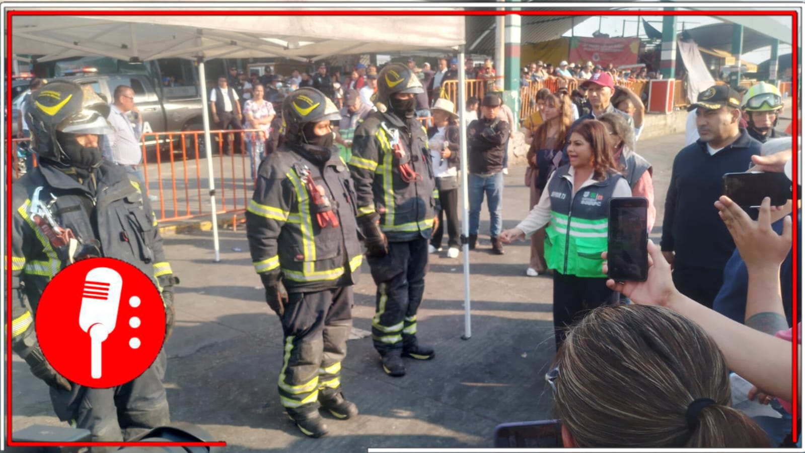 La Jefa de Gobierno de la Ciudad de México se reune con afectados del incendio de la CEDA