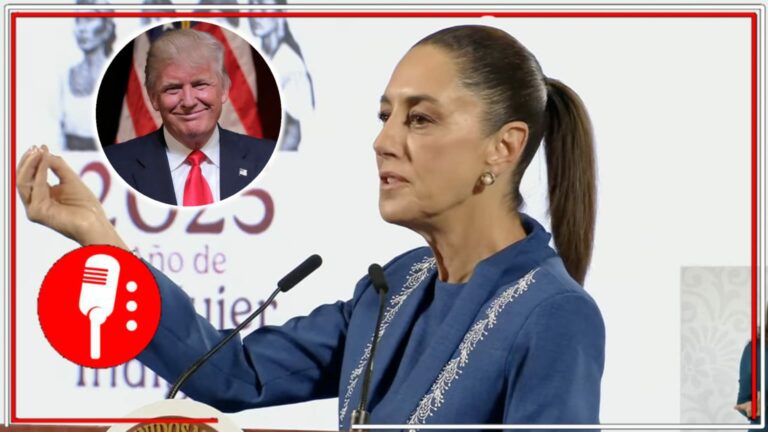 Sheinbaum rechaza afirmación de Trump sobre cárteles en México y defiende la soberanía nacional