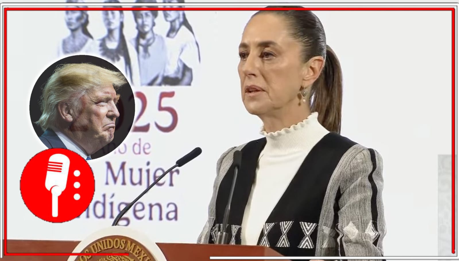 La Presidenta desestima habladurías de Trump y adelanta que ya busca acuerdos con EE.UU. para evitar aranceles