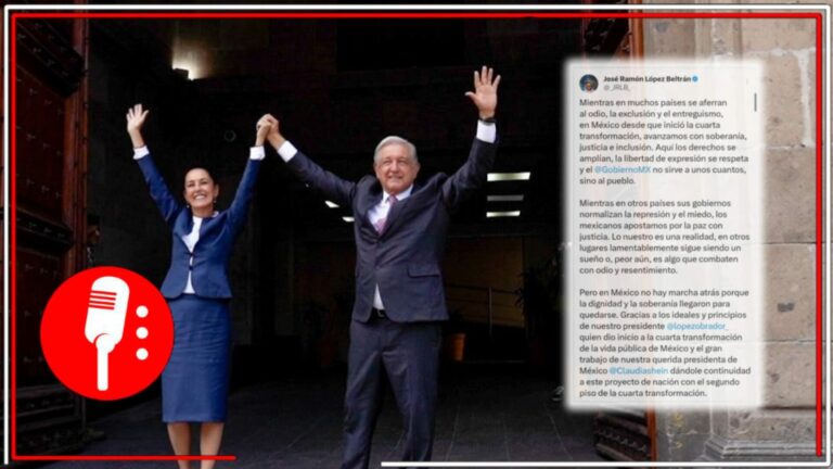 José Ramón López Beltrán destaca como la 4T, con su padre y ahora con la Presidenta Sheinbaum, ha defendido la soberanía nacional