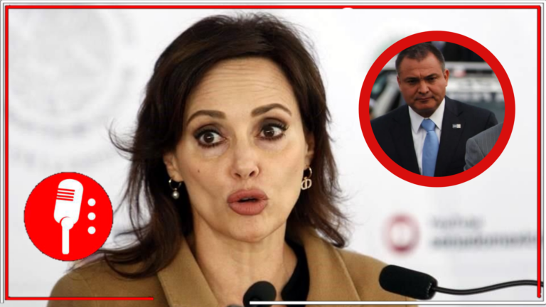 Lilly Téllez lanza acusaciones disparatadas sobre el gobierno de la 4T protegiendo al secrteario de seguridad panista, García Luna