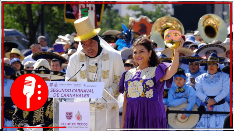 Clara Brugada encabeza el Segundo Carnaval de Carnavales, declarando a este festejo como patrimonio cultural