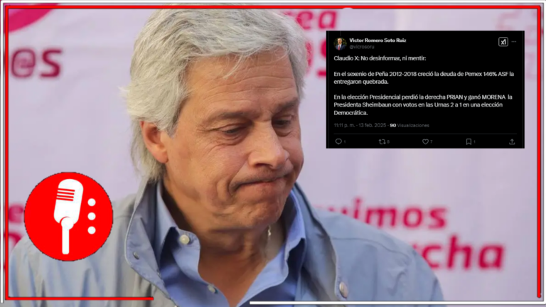 Usuarios de redes sociales aterrizan a Claudio X. González, que no se cansa de mentir y difamar