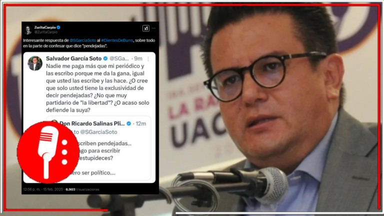 Tito Zurita Carpio expone a Salvador García Soto, quien, en medio de una pelea con Salinas Pliego, confiesa la poca calidad de sus textos