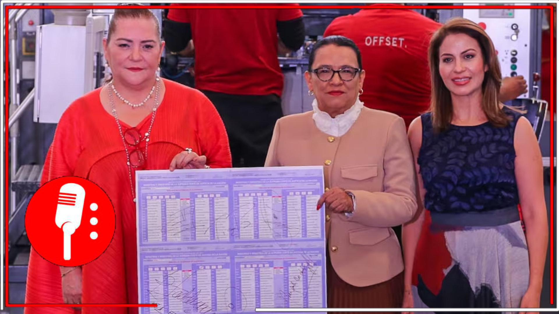En un evento encabezado por Rosa Icela Rodríguez y Guadalupe Taddei, dan inicio a la impresión de boletas para elección judicial