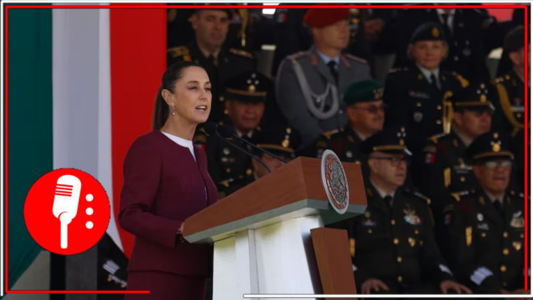 Sheinbaum encabeza ceremonia del Día de la Bandera y reafirma la soberanía nacional