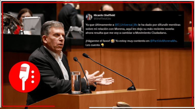 Ricardo Sheffield desmiente rumores de su salida de Morena y reafirma su compromiso con la 4T