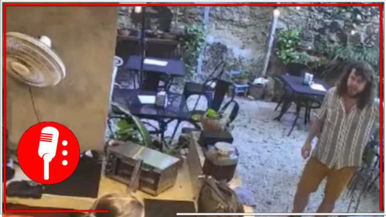 Extranjero violento en Mérida causa destrozos en cafetería, lanza amenazas y atemoriza a empleada en pleno centro de la ciudad