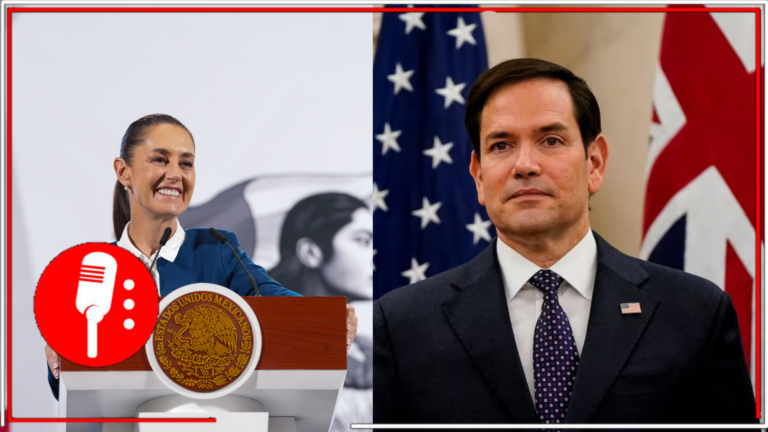 Marco Rubio, secretario de Estado  de Trump, reconoce el compromiso de México con las acciones del gobierno de Sheinbaum