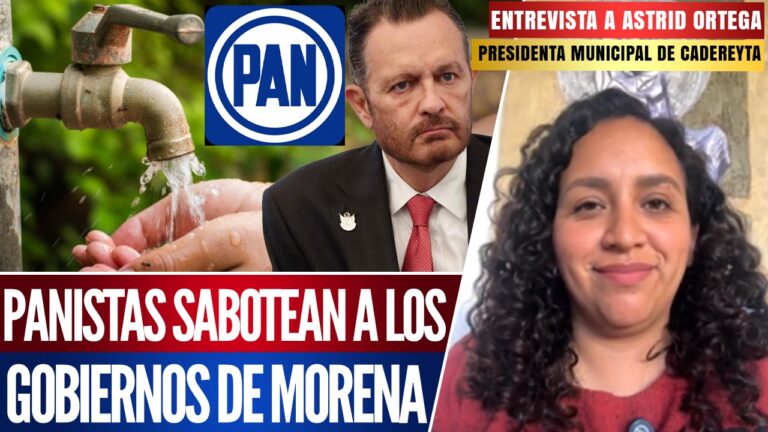 Entrevista | La Alcaldesa de Cadereyta, Astrid Ortega, denuncia que panistas se roban el agua de Querétaro y dejan adeudo al pueblo.