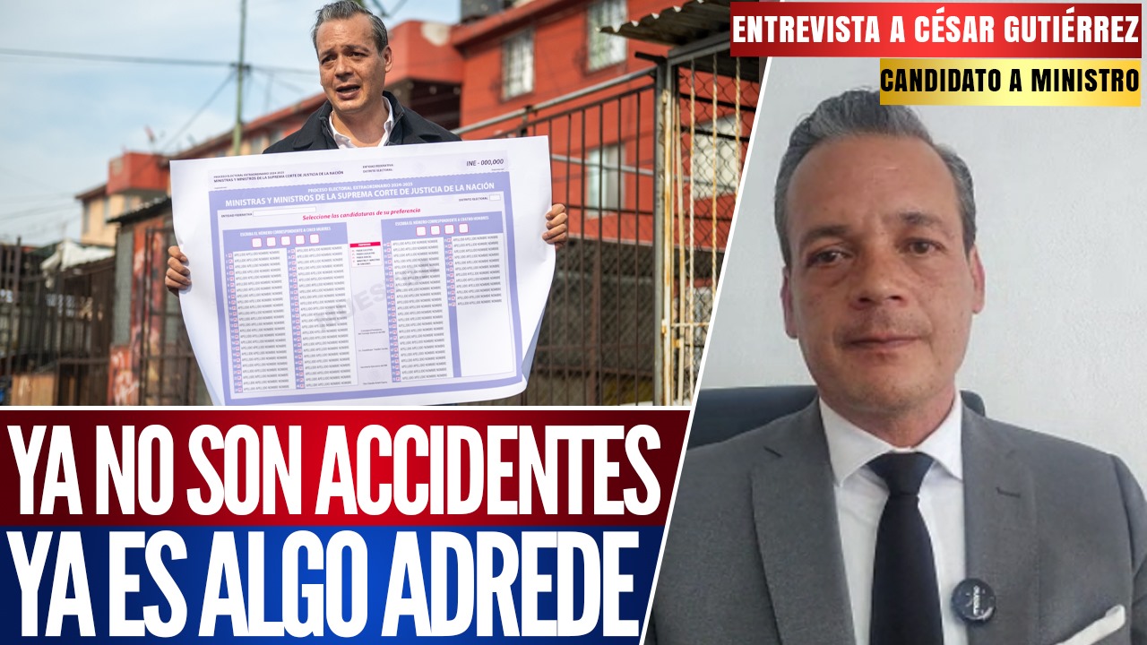 Entrevista | No son solo accidentes, ahora es algo deliberado. El INE me está saboteando; hay temor de que triunfemos: César Gutiérrez Priego