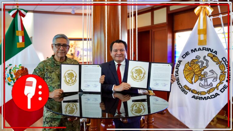 Gobierno de Yucatán y Semar firman acuerdo para modernizar el Puerto de Altura de Progreso