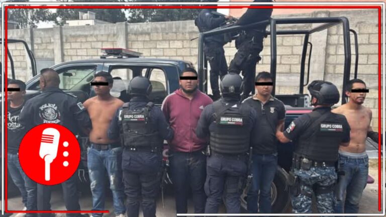 Capturan a seis integrantes de banda de secuestradores en Toluca; liberan a víctima