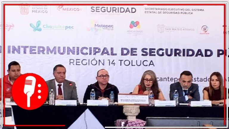 Ricardo Moreno Bastida asume presidencia del Consejo Intermunicipal de Seguridad en la Región XIV Toluca