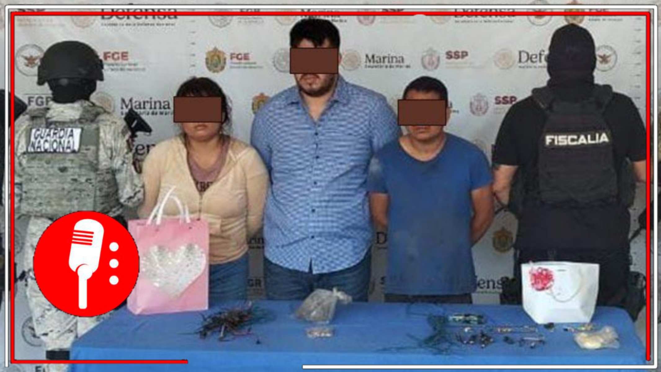 Detienen a tres presuntos fabricantes de explosivos en Papantla vinculados a ataques recientes