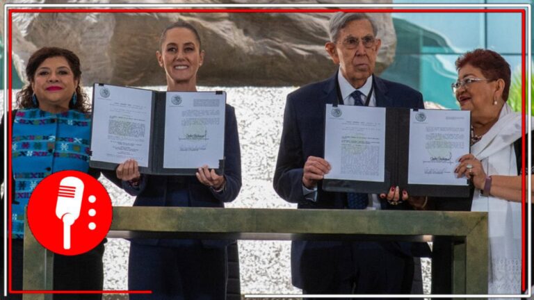 Sheinbaum en el marco del 87° aniversario de la Expropiación Petrolera firmó decreto que refuerza Pemex y CFE; pasan a ser empresas públicas del Estado