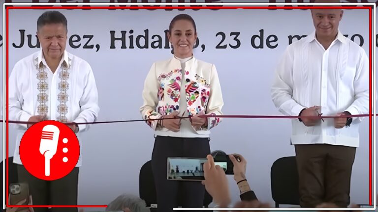 La Presidenta Sheinbaum inaugura la carretera Real del Monte-Huasca en Omitlán de Juárez