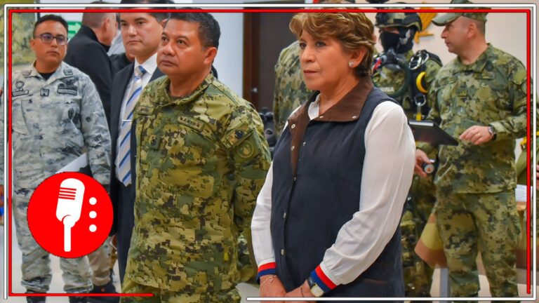 La gobernadora Delfina Gómez encabeza mesa de seguridad en Donato Guerra