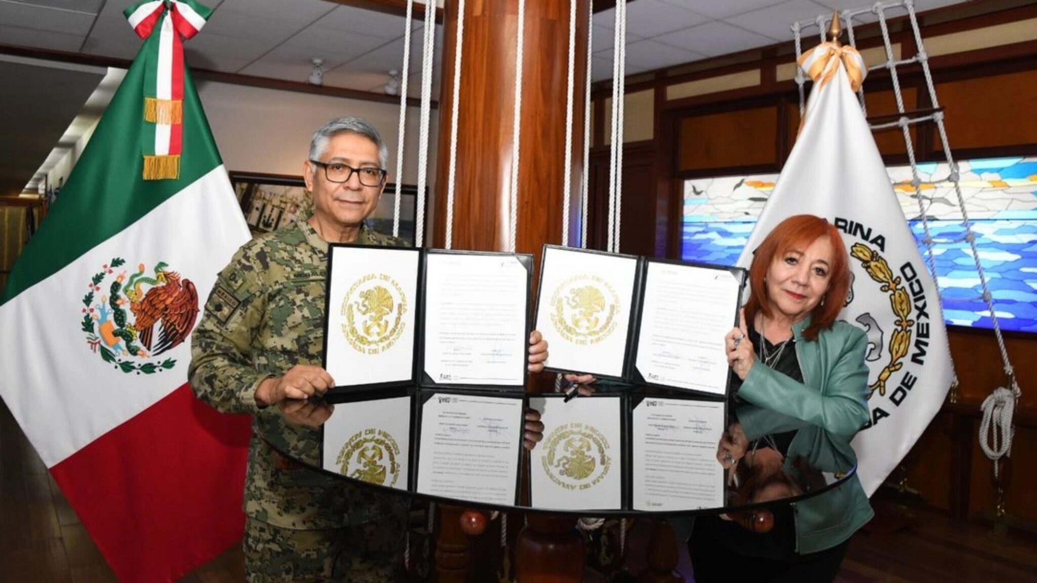 Semar y CNDH firman convenio para fortalecer la capacitación y ...