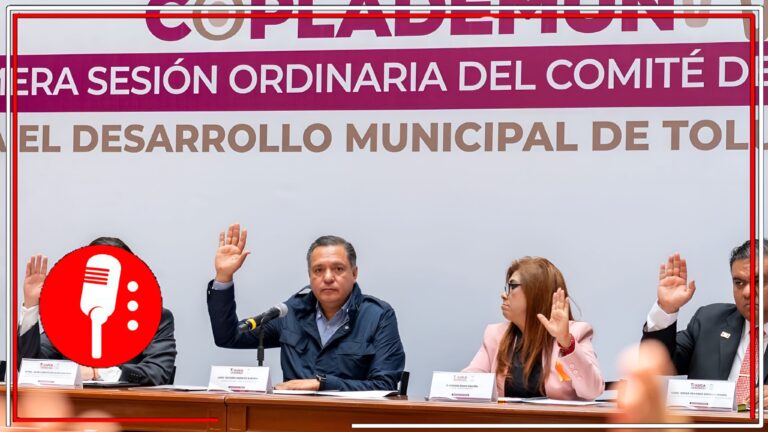 Ricardo Moreno presenta el Plan de Desarrollo Municipal de Toluca