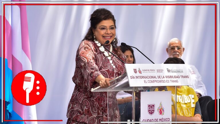 Clara Brugada promueve la visibilidad trans en la Ciudad de México