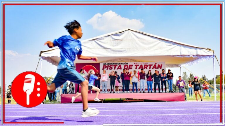 Tláhuac inaugura pista de tartán; niñas, niños y jóvenes, los más beneficiados